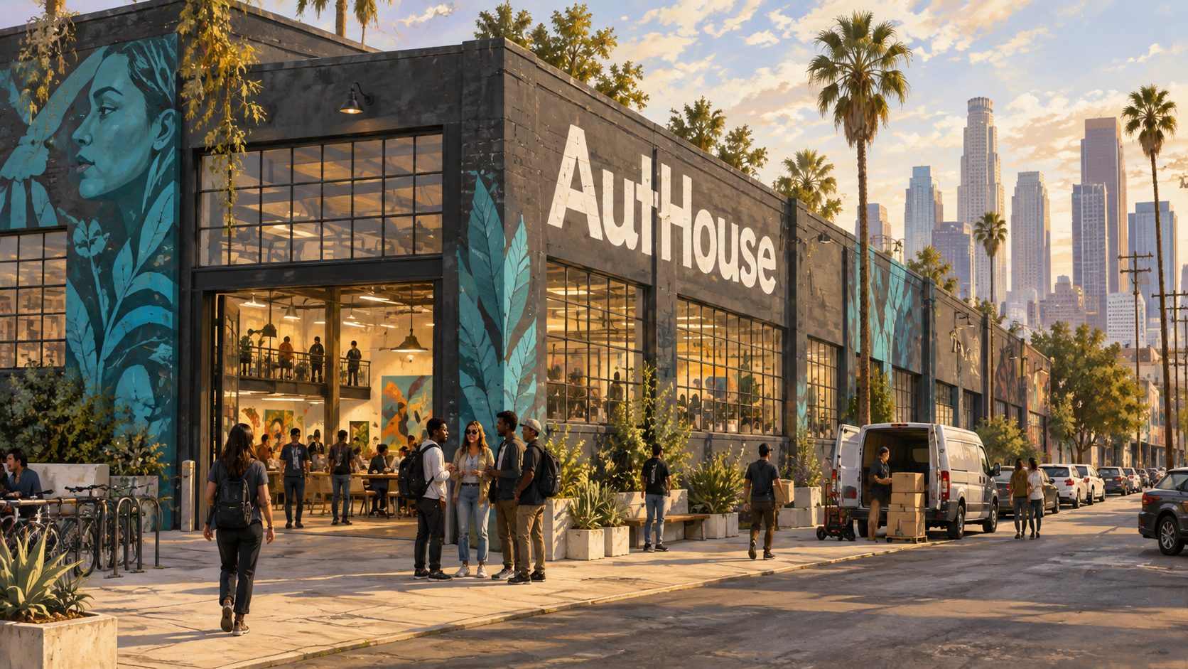 AutHouse Campus — warehouse exterior